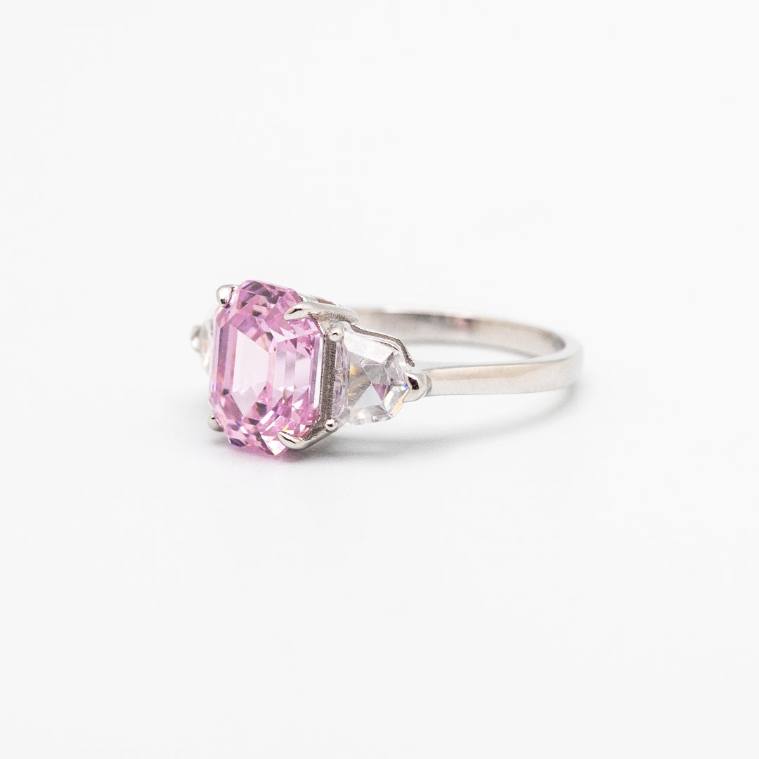 Blush Romance Emerald Ring - Blush s925 Collection