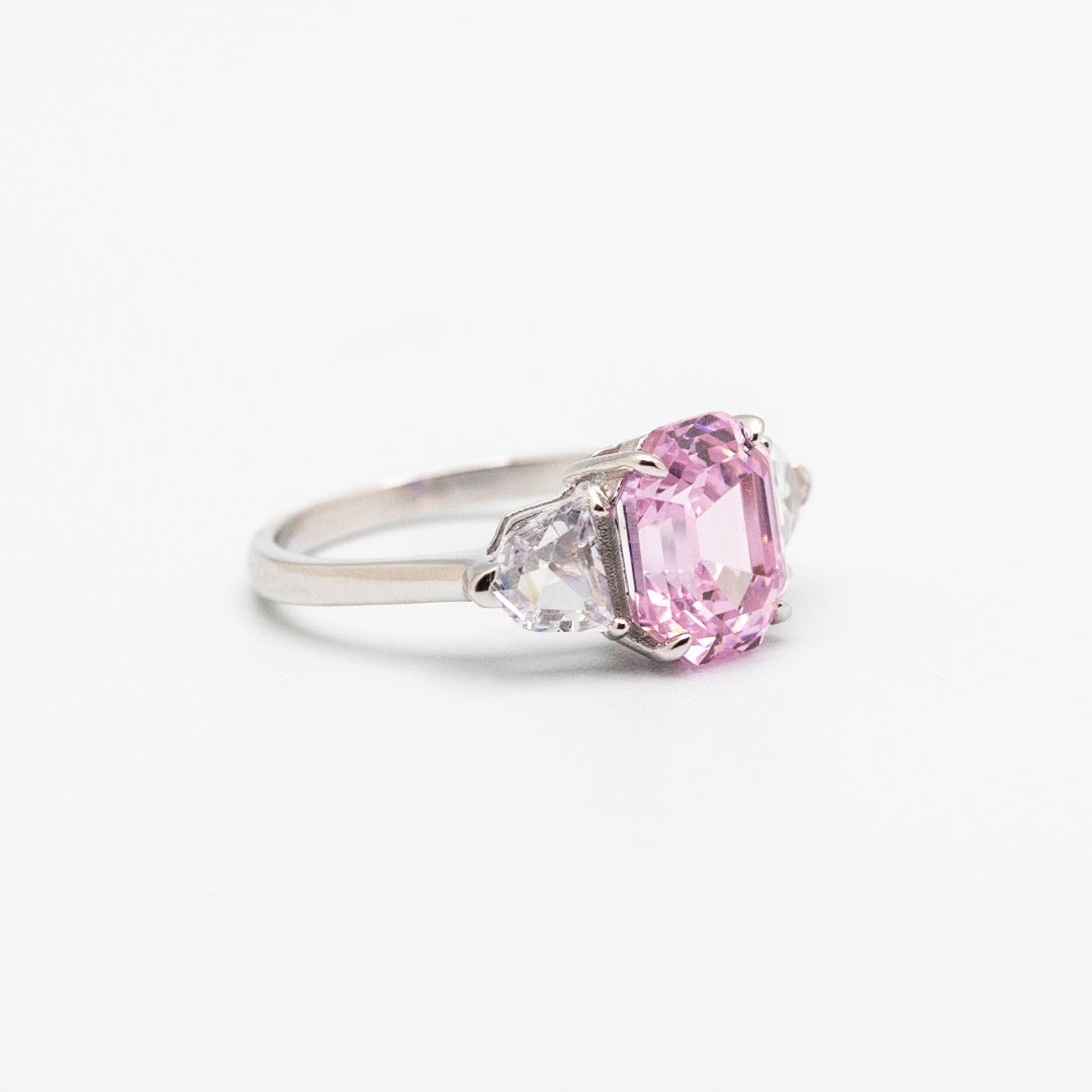 Blush Romance Emerald Ring - Blush s925 Collection