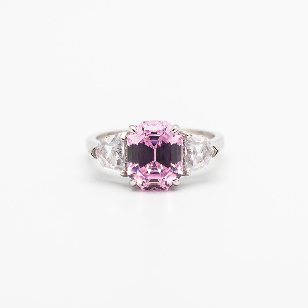 Blush Romance Emerald Ring - Blush s925 Collection