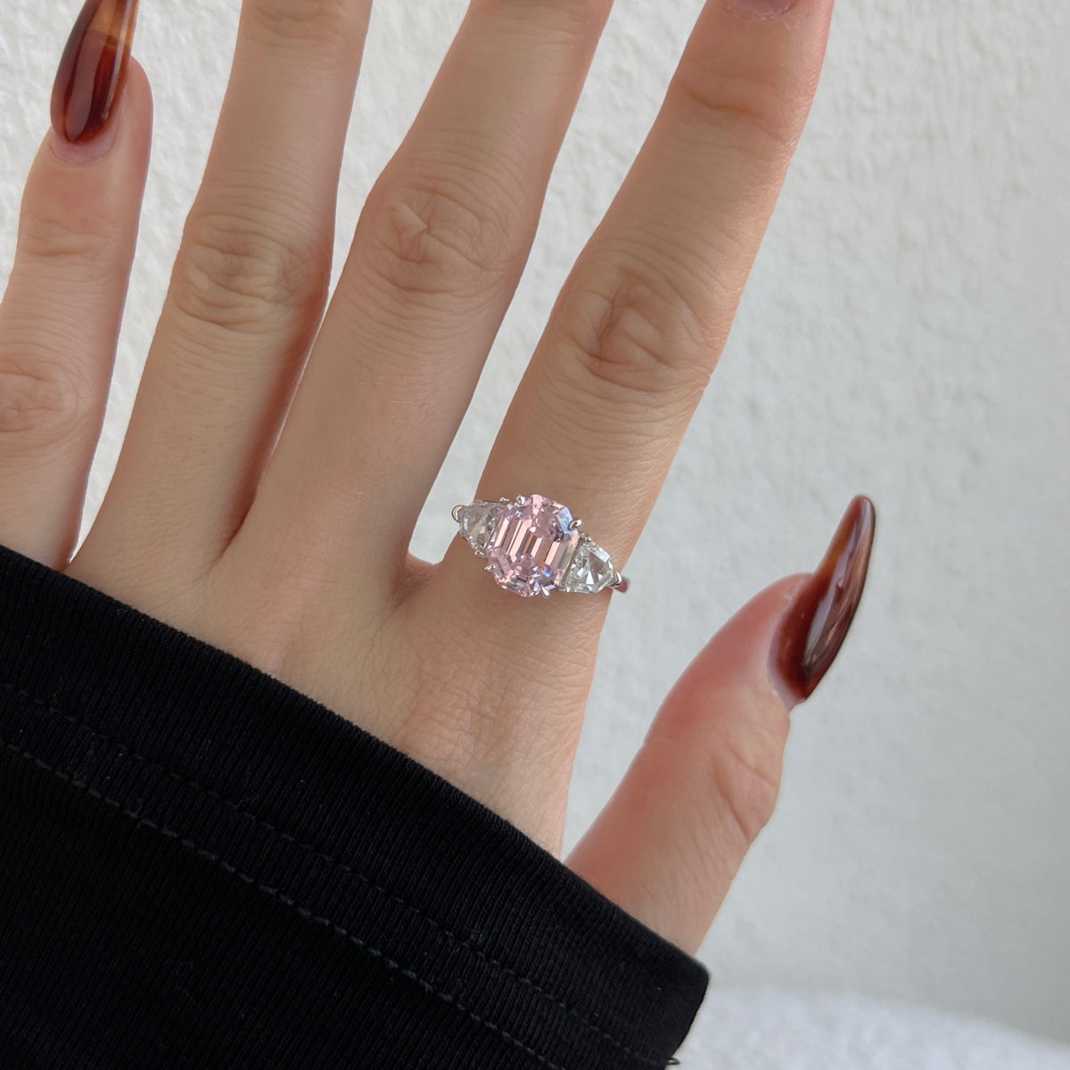 Blush Romance Emerald Ring - Blush s925 Collection
