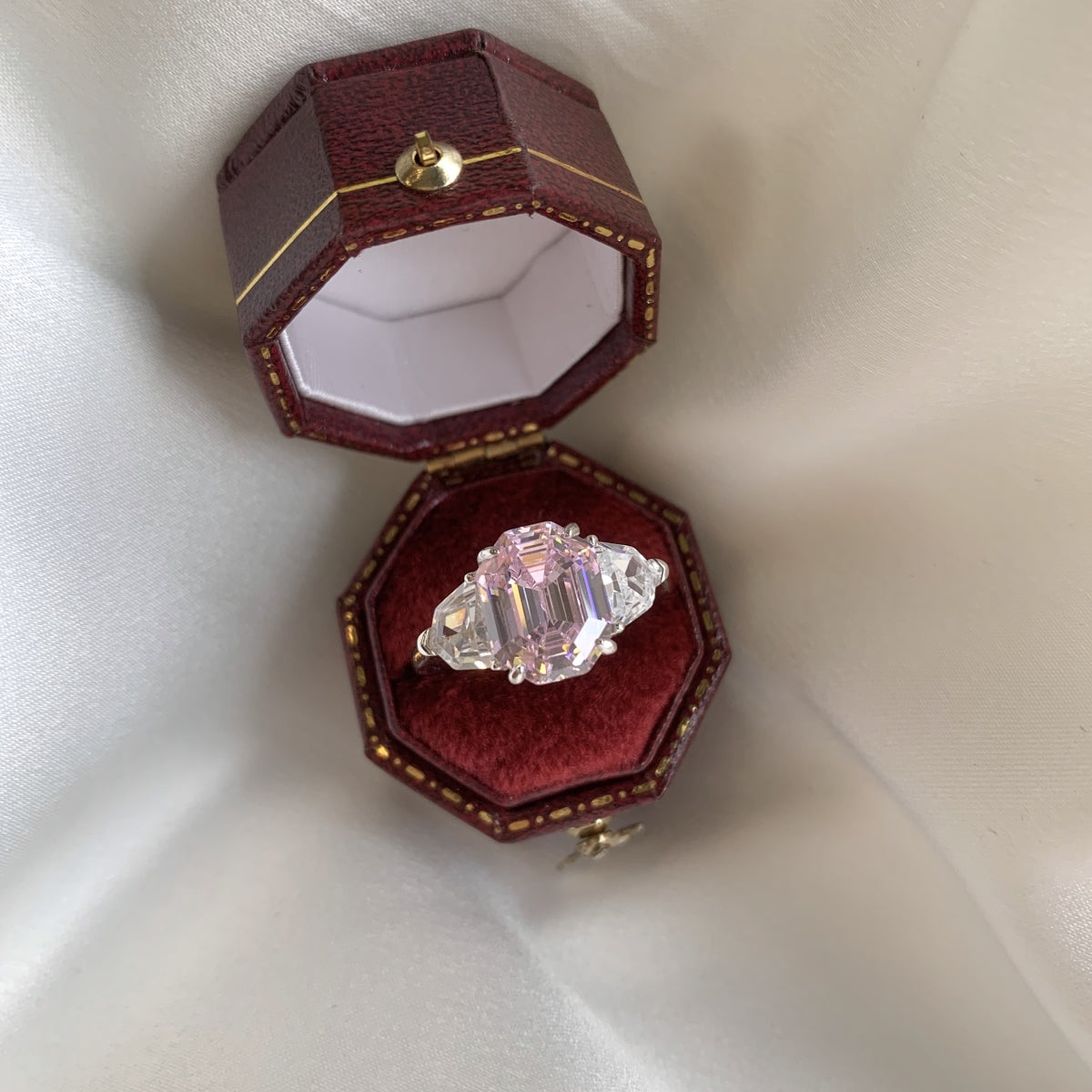 Blush Romance Emerald Ring - Blush s925 Collection