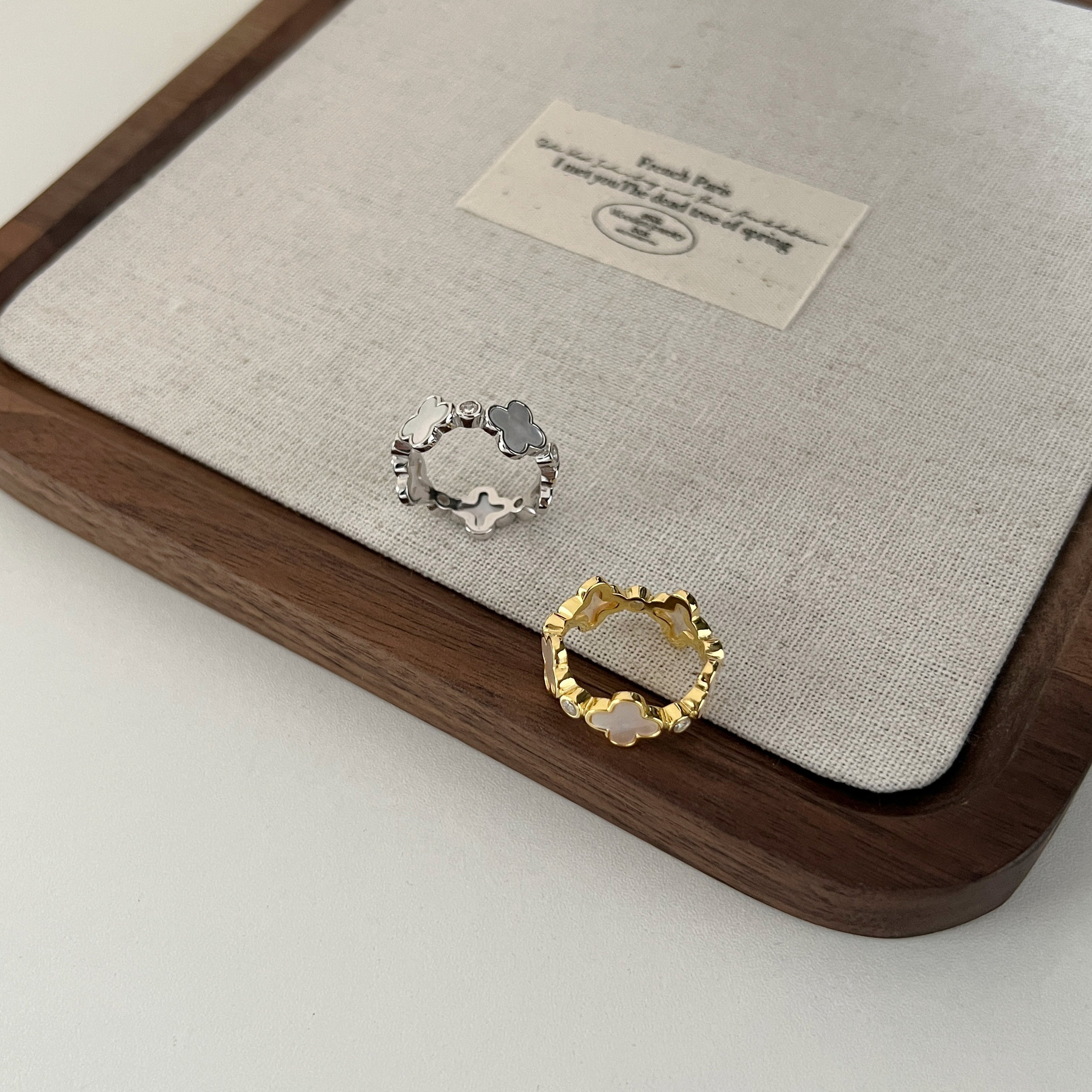 Clover Blossom Ring s925