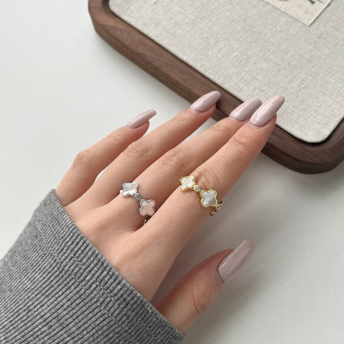 Clover Blossom Ring s925