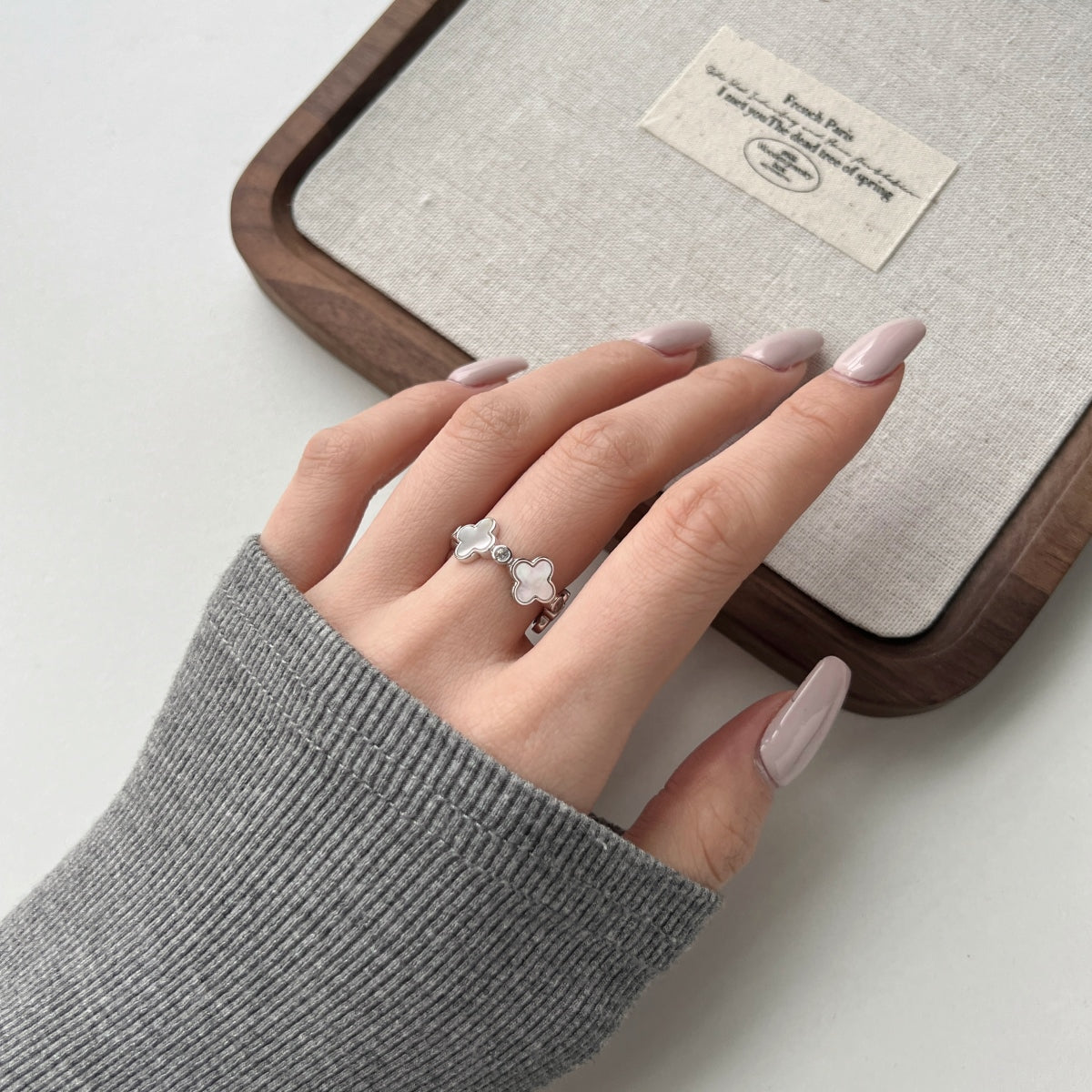 Clover Blossom Ring s925