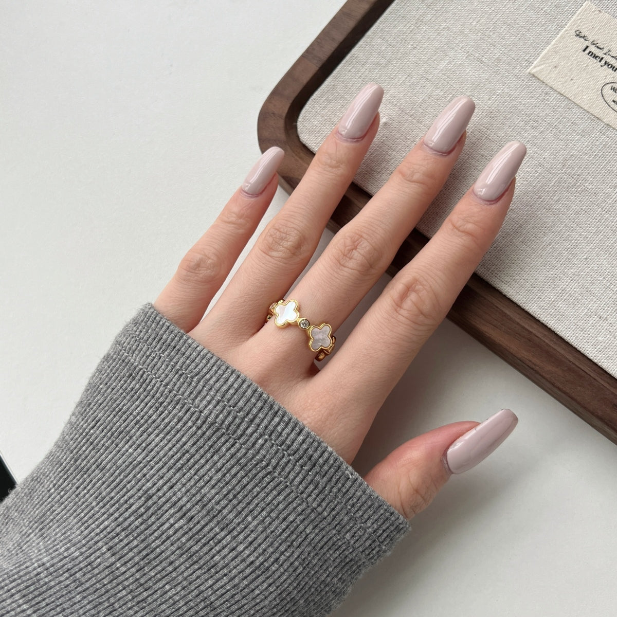 Clover Blossom Ring s925