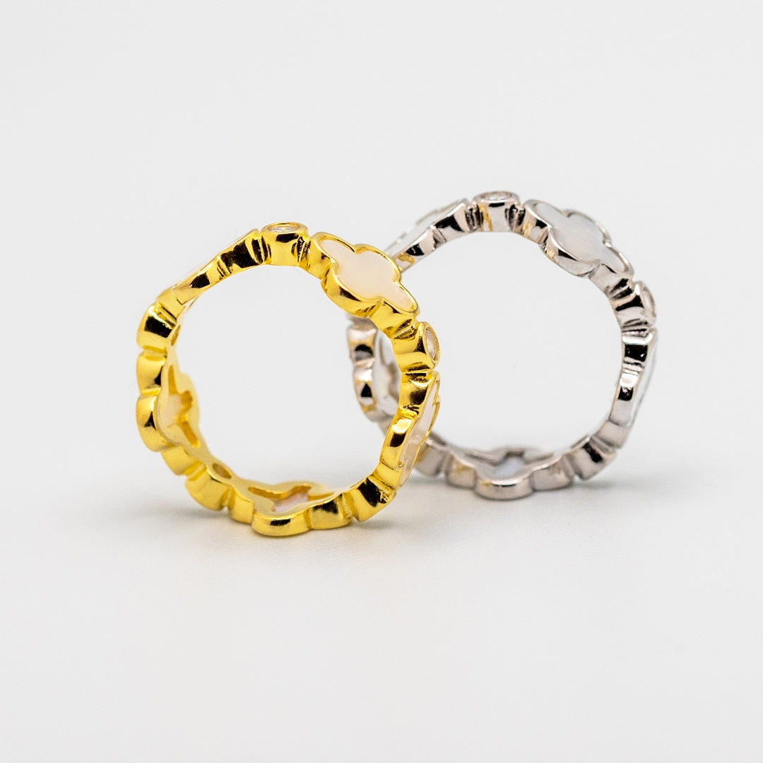 Clover Blossom Ring s925