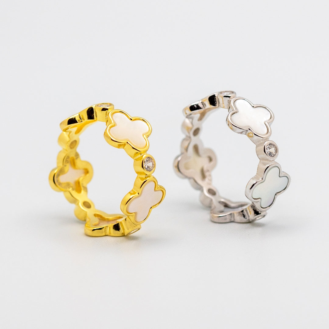 Clover Blossom Ring s925