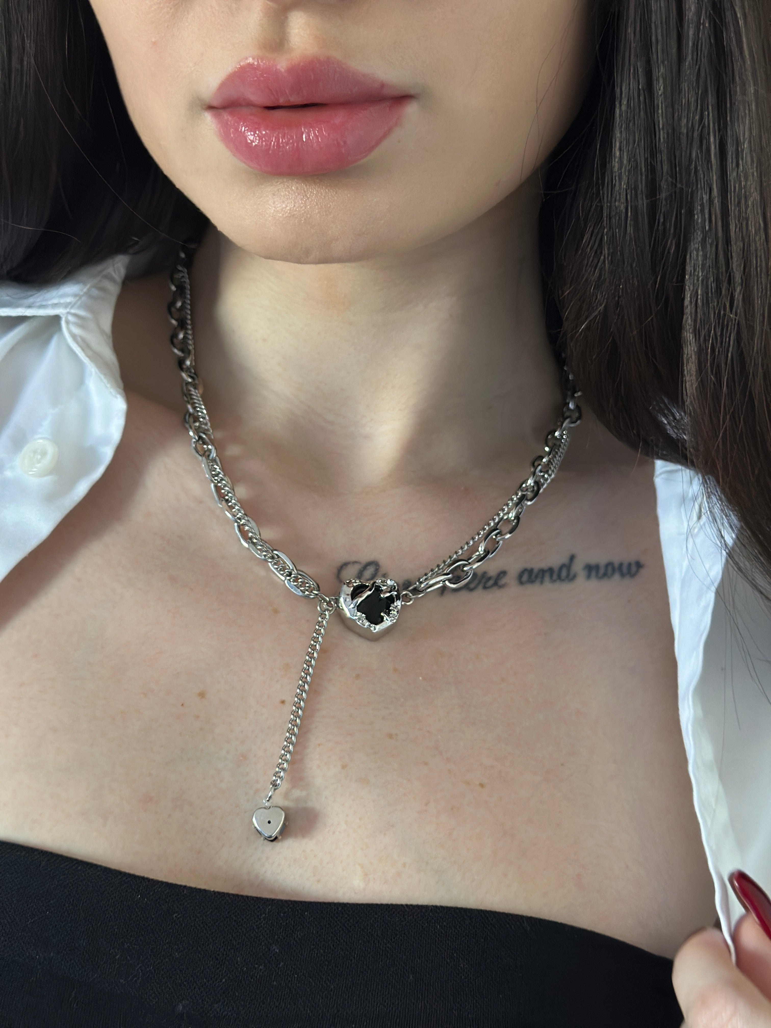 Midnight Heart Choker