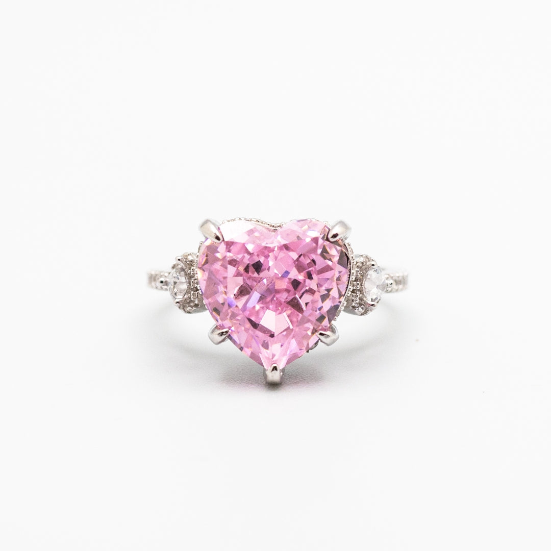 Sweetheart Sparkle Ring - Blush s925 Collection