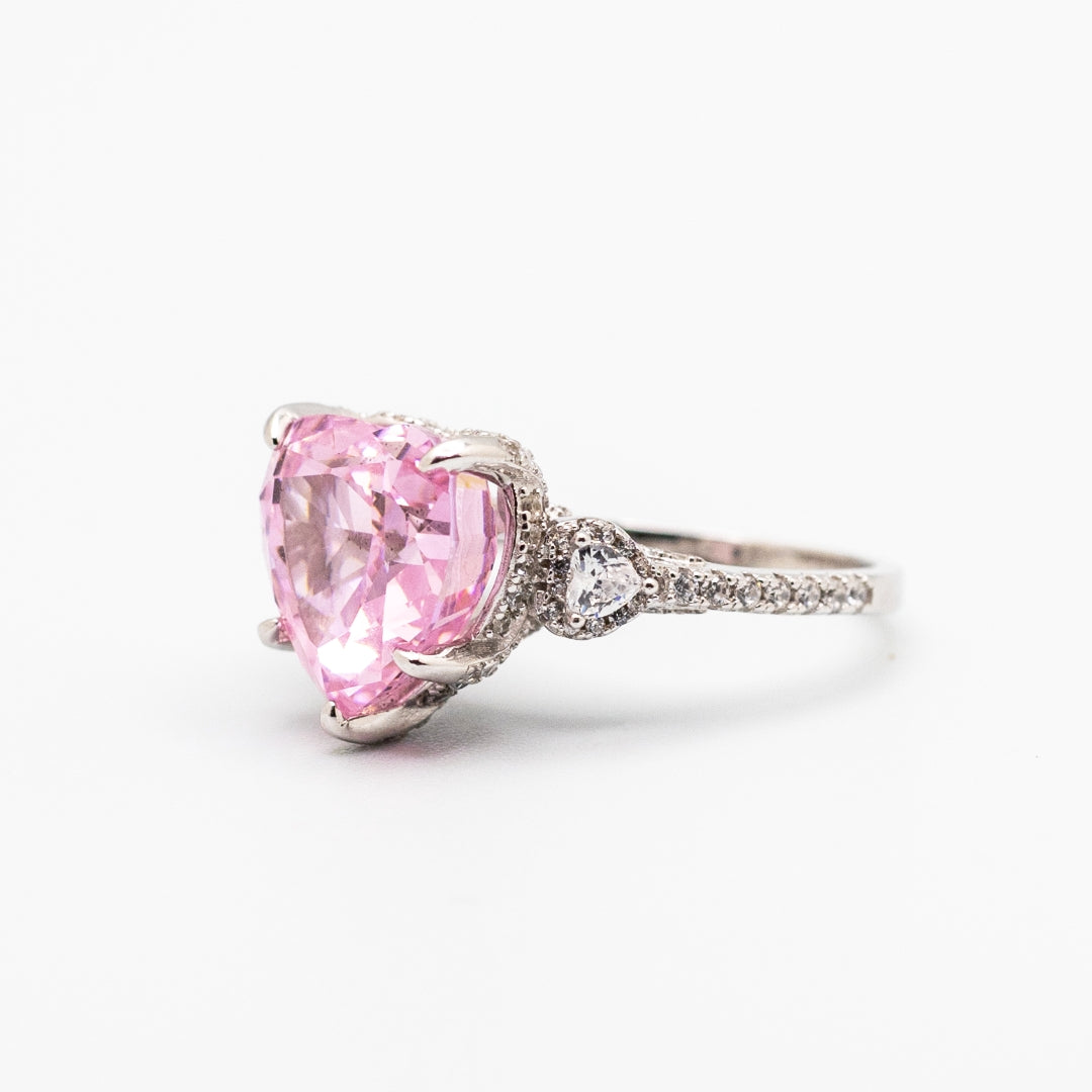 Sweetheart Sparkle Ring - Blush s925 Collection