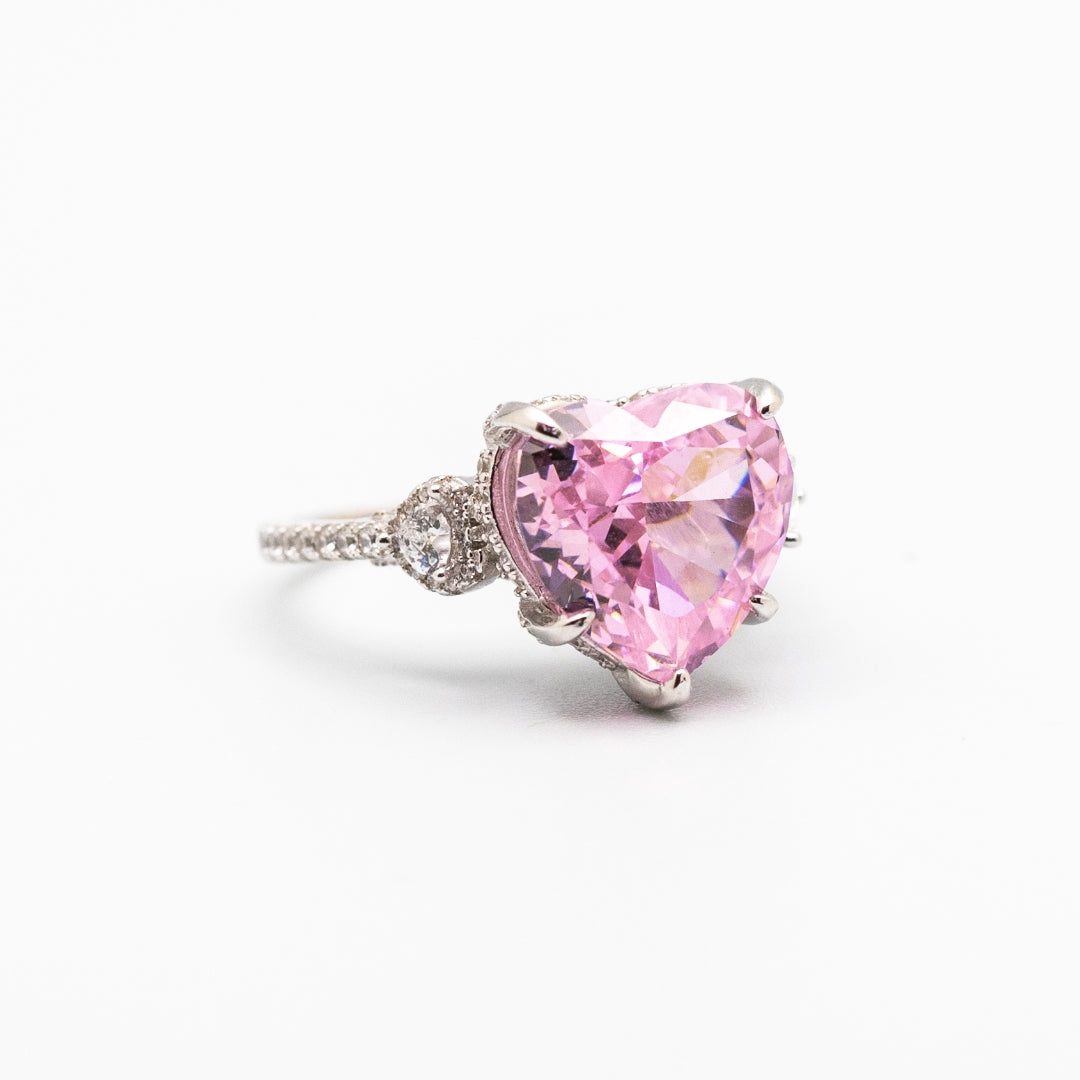 Sweetheart Sparkle Ring - Blush s925 Collection