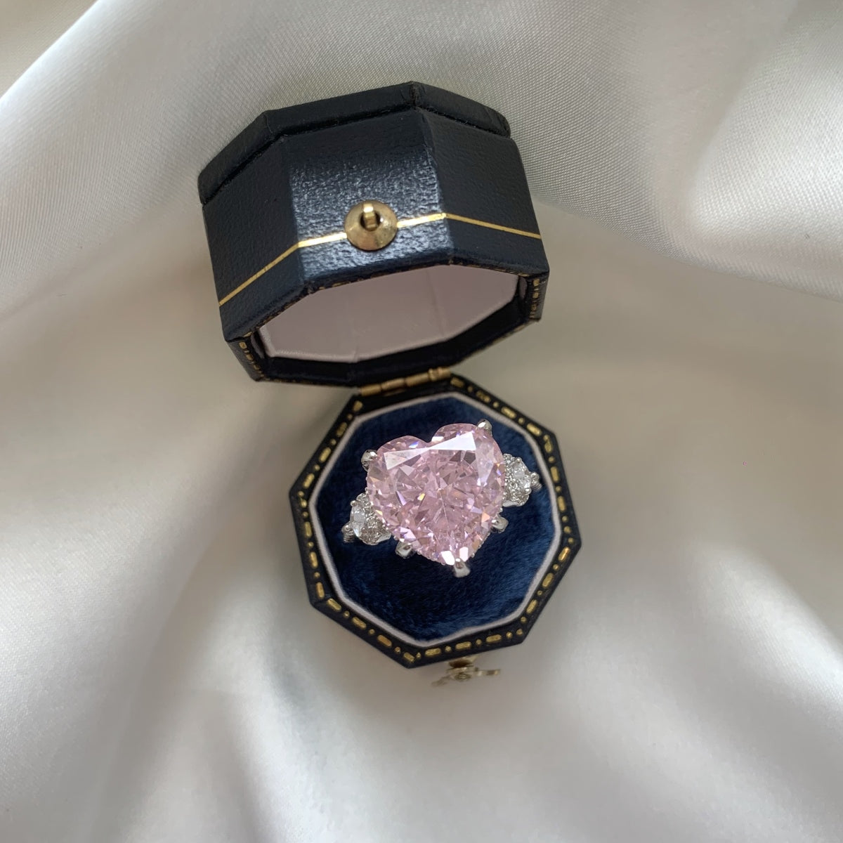 Sweetheart Sparkle Ring - Blush s925 Collection