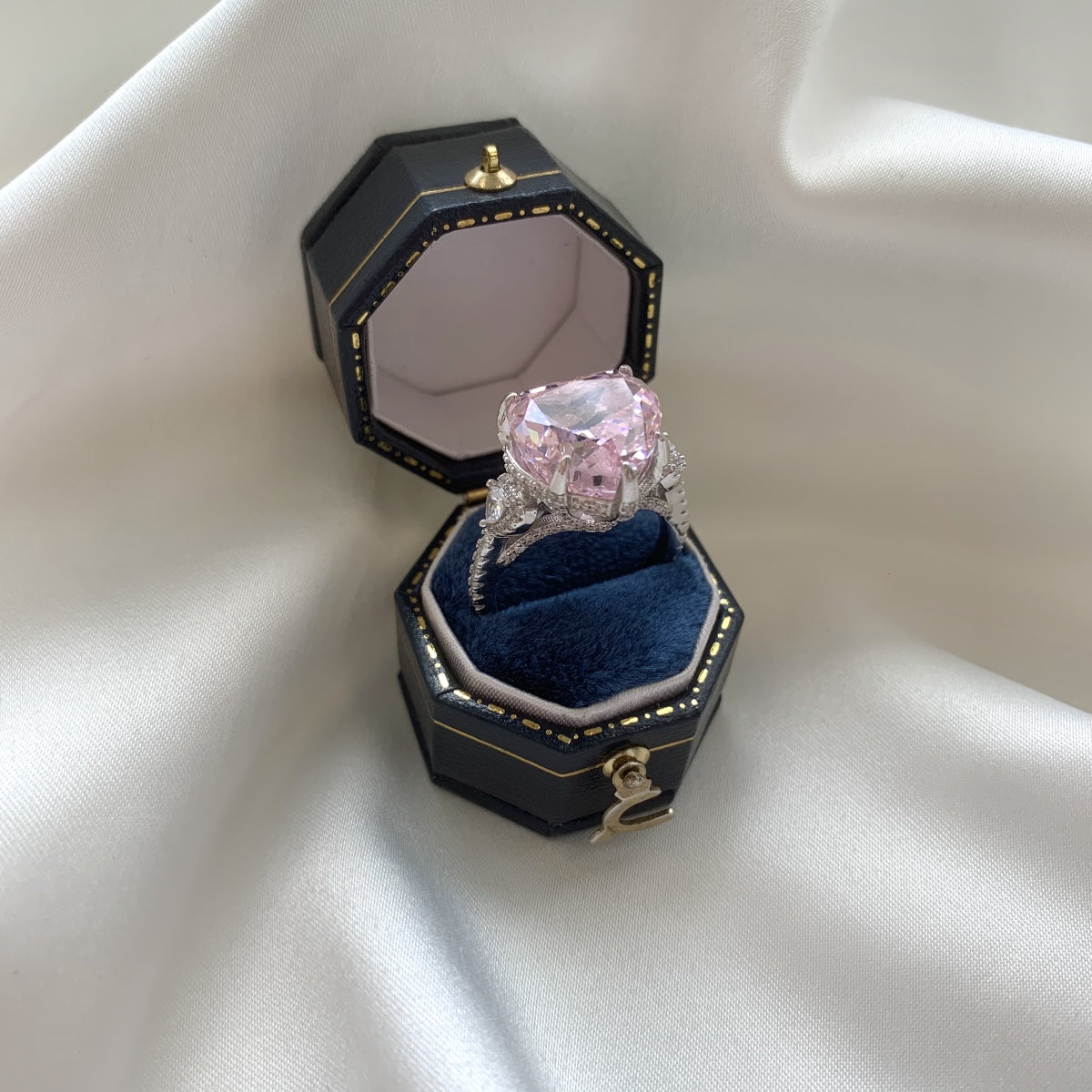 Sweetheart Sparkle Ring - Blush s925 Collection