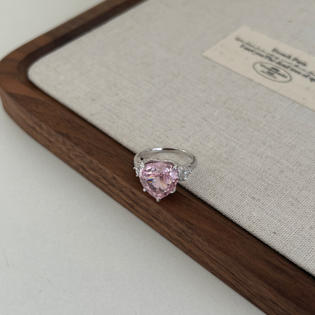 Sweetheart Sparkle Ring - Blush s925 Collection