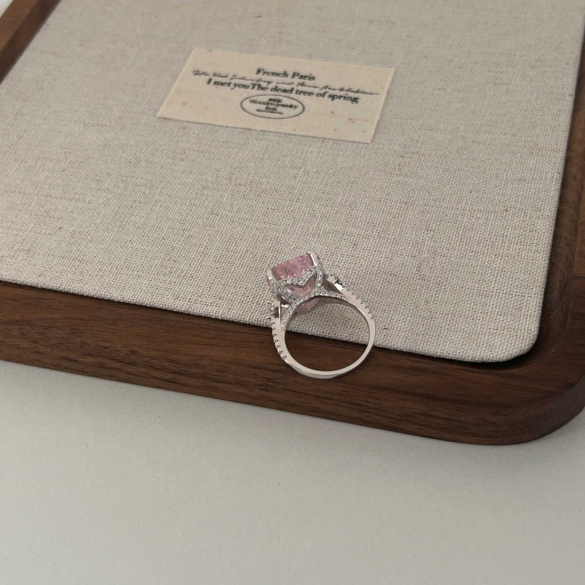 Sweetheart Sparkle Ring - Blush s925 Collection