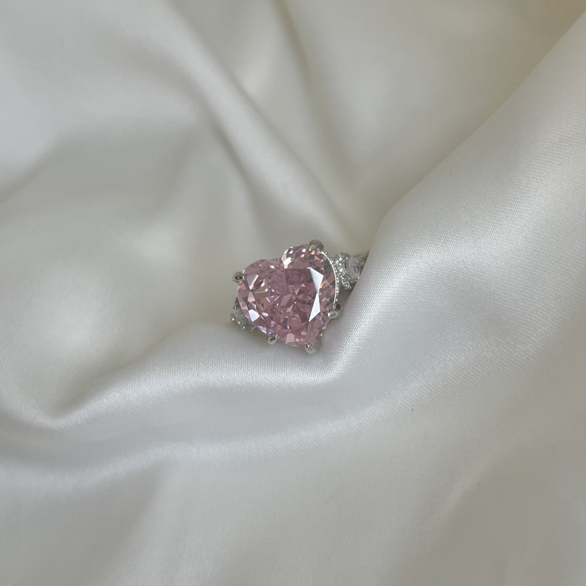 Sweetheart Sparkle Ring - Blush s925 Collection