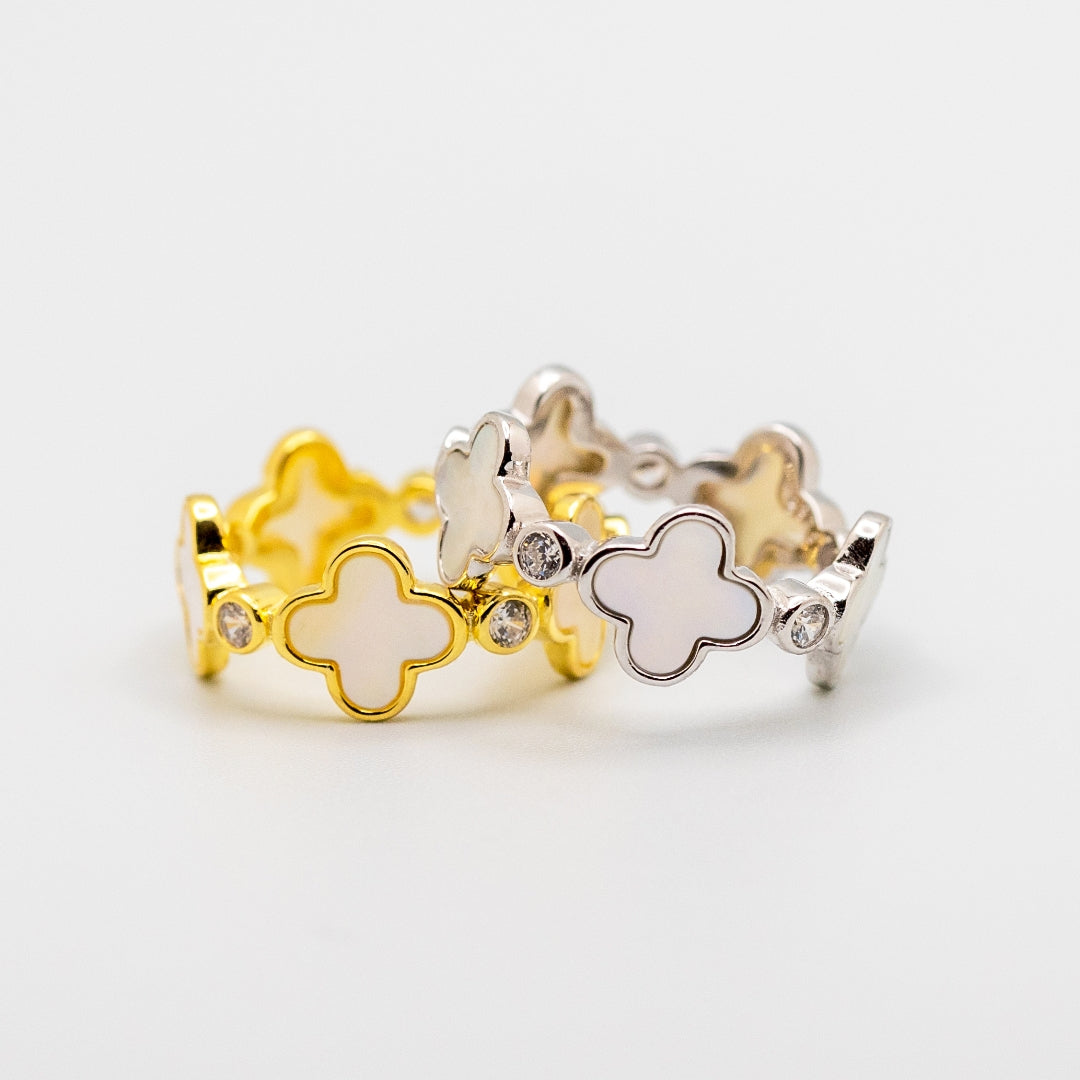 Clover Blossom Ring s925
